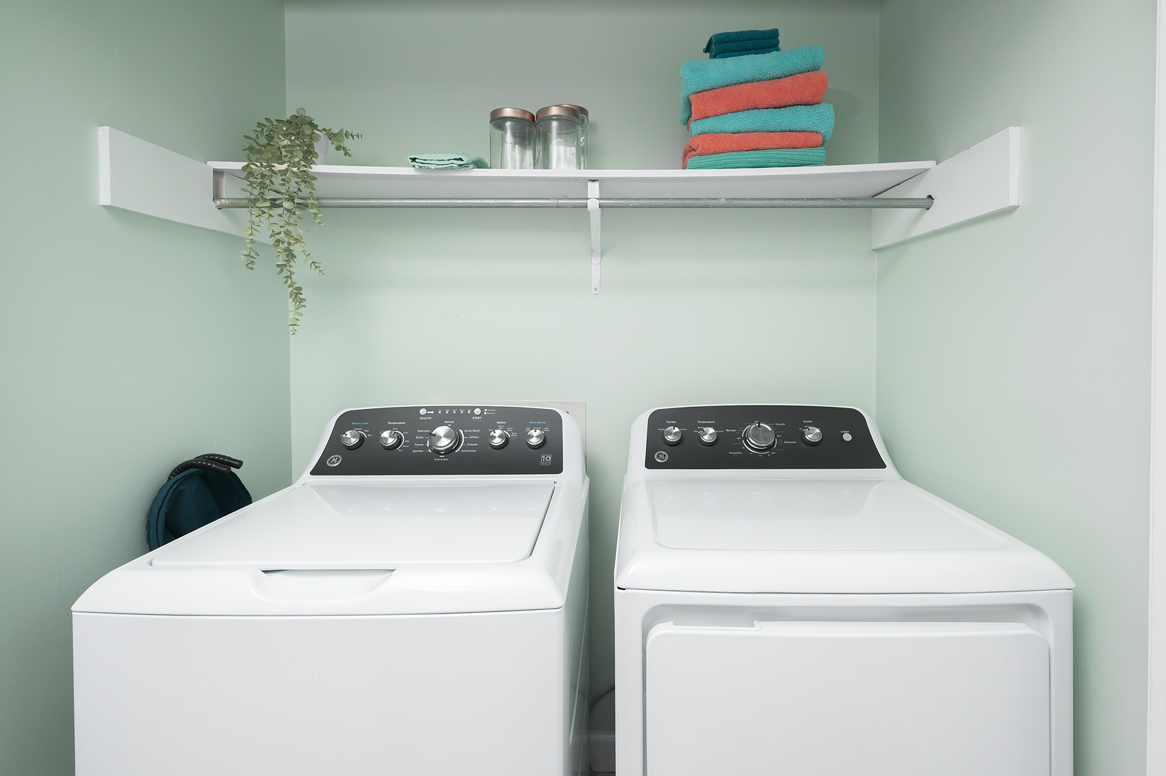 Full-size washer and dryer — great for longer stays and tournament families